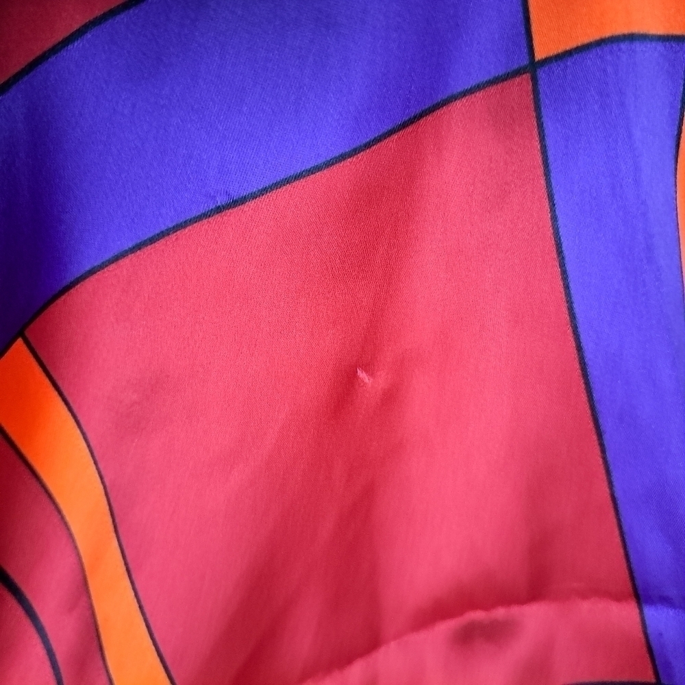 Colorful Window Pane Look Color Block Scarf - Picture 10 of 14
